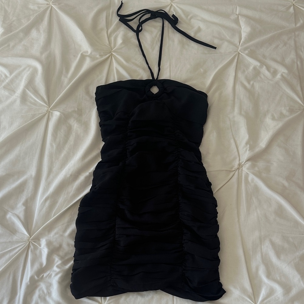 Black Halter Dress